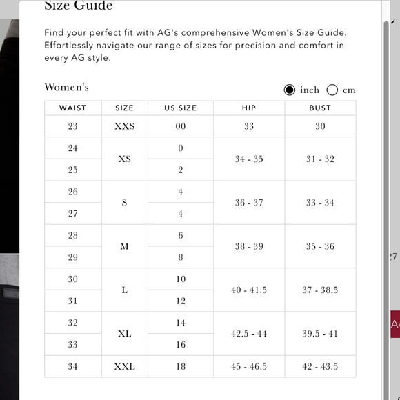 AG MID RISE SKINNY JEANS - BLACK - 👖VERY SOFT - Picture 13 of 13